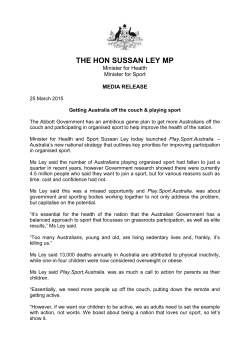 THE HON SUSSAN LEY MP
