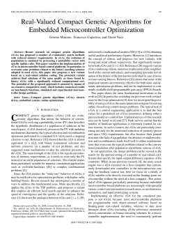 Real-Valued Compact Genetic Algorithms for