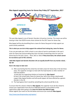 Max Appeal Jeans for Genes