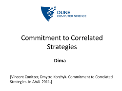 Commitment to Correlated Strategies