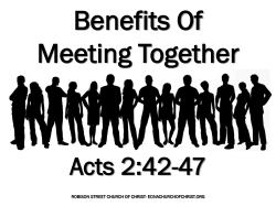 PowerPoint - Robison Street church Of Christ