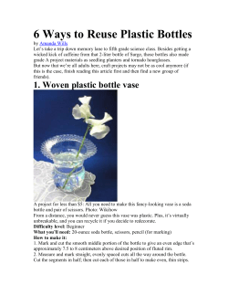 6 Ways to Reuse Plastic Bottles