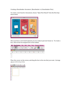 Boardmaker Cheat Sheet (word)