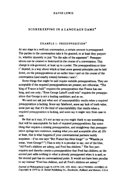 Scorekeeping in a language game