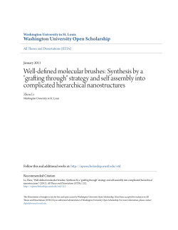 Well-defined molecular brushes: Synthesis by a "grafting through