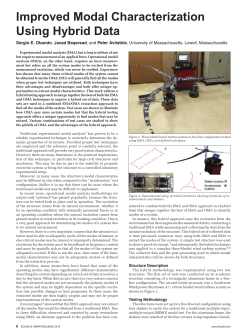 Improved Modal Characterization Using Hybrid Data