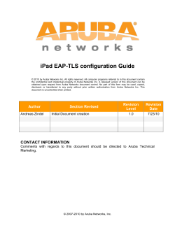 2 EAP-TLS Configuration