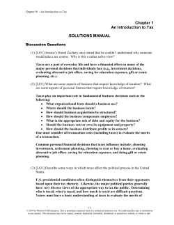 Chapter 11 - ACCT20200
