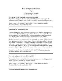 Marketing Career Cluster Performance Indicators Explained