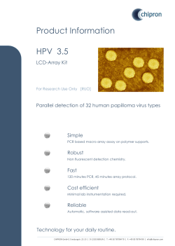 Product Information HPV 3.5