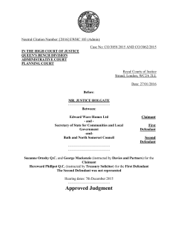 High Court Judgment Template