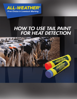 how to use tail paint for heat detection - All