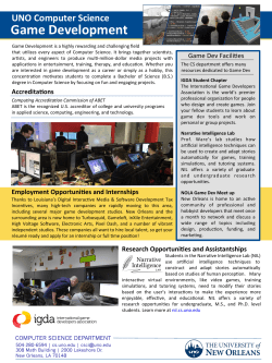 Game$Development - University of New Orleans