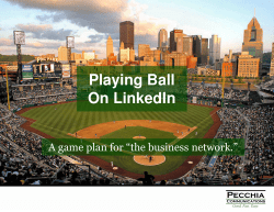 Playing Ball On LinkedIn