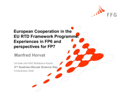 Applying the Methods of Social Network Analysis to ERA
