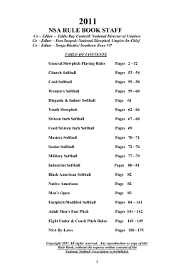 GENERAL PLAYING RULES