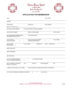 Membership Application