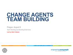 team building - Change Agents