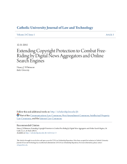 Extending Copyright Protection to Combat Free