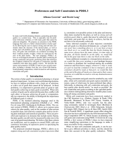 Preferences and Soft Constraints in PDDL3