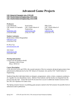 Advanced Game Projects