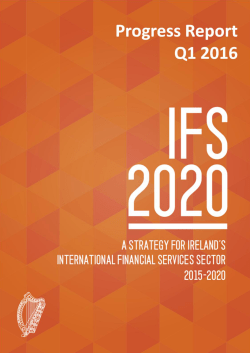 IFS2020 Progress Report - Q1 2016 FINAL