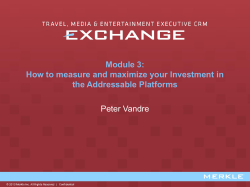 Module 3: How to measure and maximize your Investment