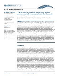 Physical context for theoretical approaches to