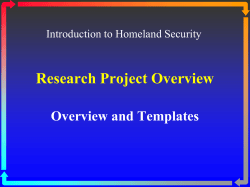 CI/KR Project Risk Matrix and Template