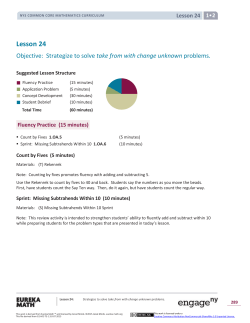 Grade 1 Mathematics Module 2, Topic C, Lesson 24