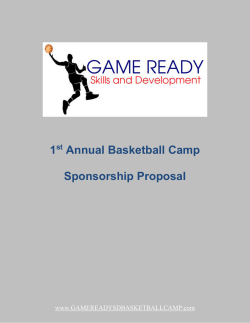 1 st Annual Basketball Camp Sponsorship Proposal