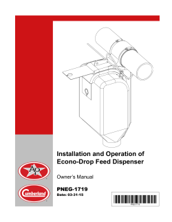 Pneg-1719 - Installation and Operation of Econo