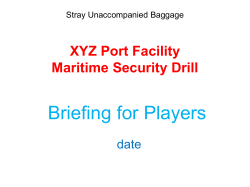 Maritime Security Drill