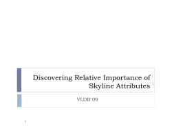 Discovering Relative Importance of Skyline Attributes
