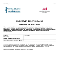 Anesthesia Questionnaire short version