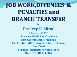 offences and penalties