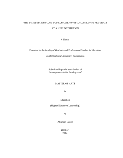 Research Proposal - Sacramento