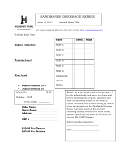 sandbanks dressage series