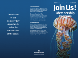 Membership Program - Monterey Bay Aquarium