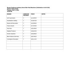 Byrnes Freshman Academy Home Side Field Bleachers (Solicitation