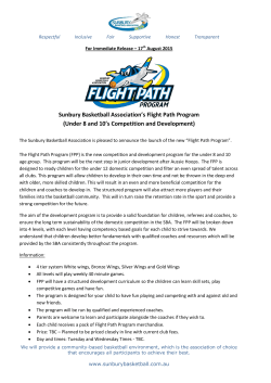 Sunbury Basketball Association`s Flight Path Program (Under 8 and