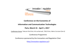 Conference on the Economics of Information and Communication
