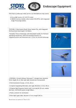 TELE Pack X, endoscopic video unit for use TELECAM one