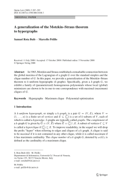 A generalization of the Motzkin&ndash;Straus theorem to hypergraphs