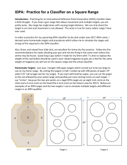 (Practicing an IDPA Classifier from a Square Range).