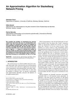 An approximation algorithm for Stackelberg network pricing
