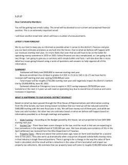 5.17.17 Dear Community Members: You will be getting two emails