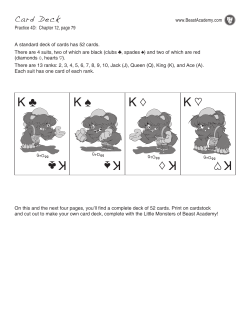 Loading... Card Deck Practice p. 79