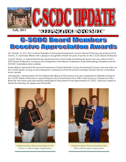 Fall, 2011 - Crawford-Sebastian Community Development Council