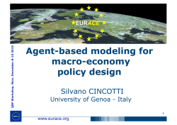 Agent-based modeling for macro